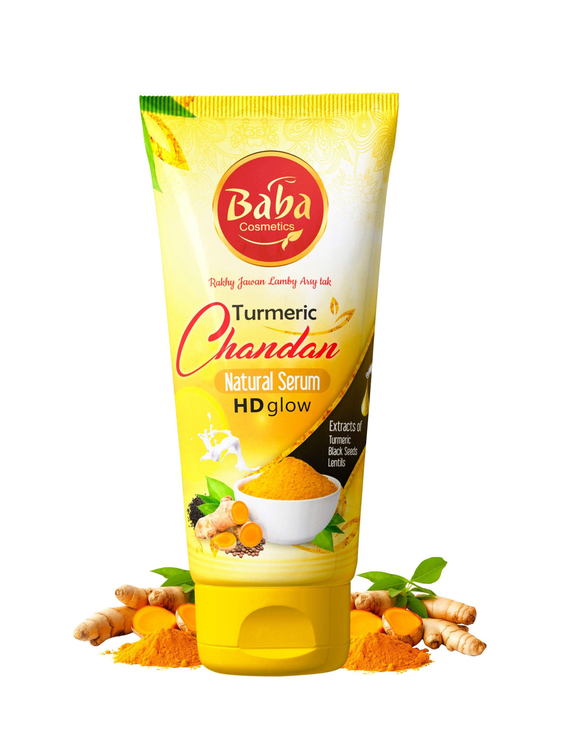 Haldi Chandan Natural Serum Tube - Babacosmetics