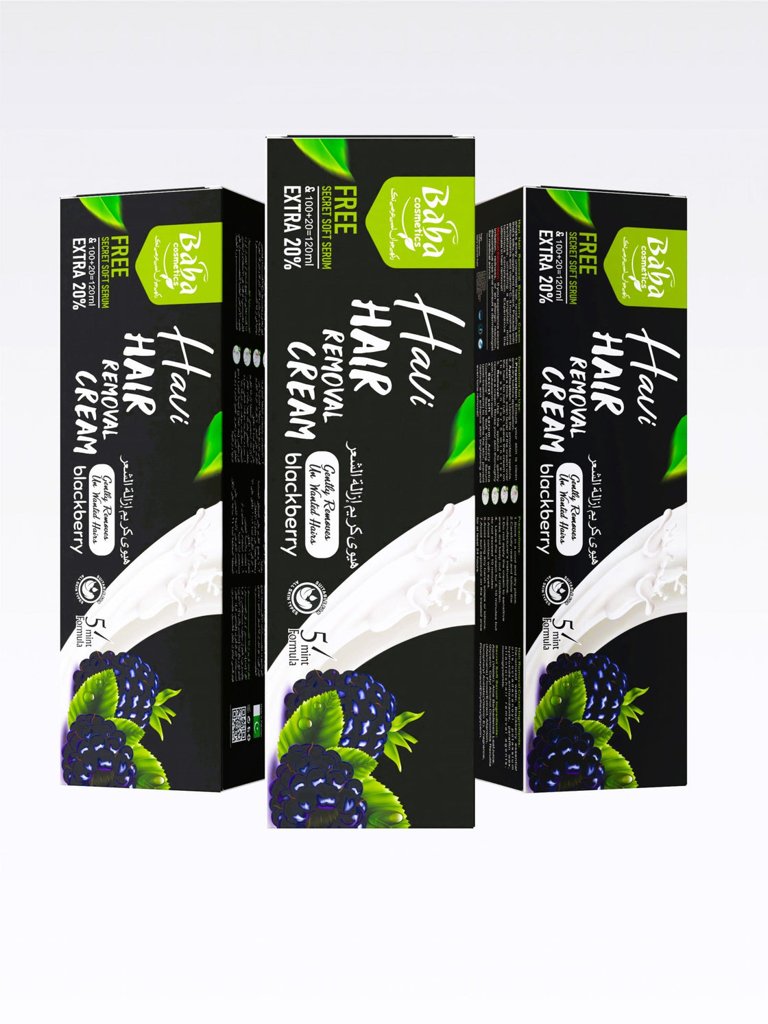 Havi hair removal black berry (tube) - Babacosmetics