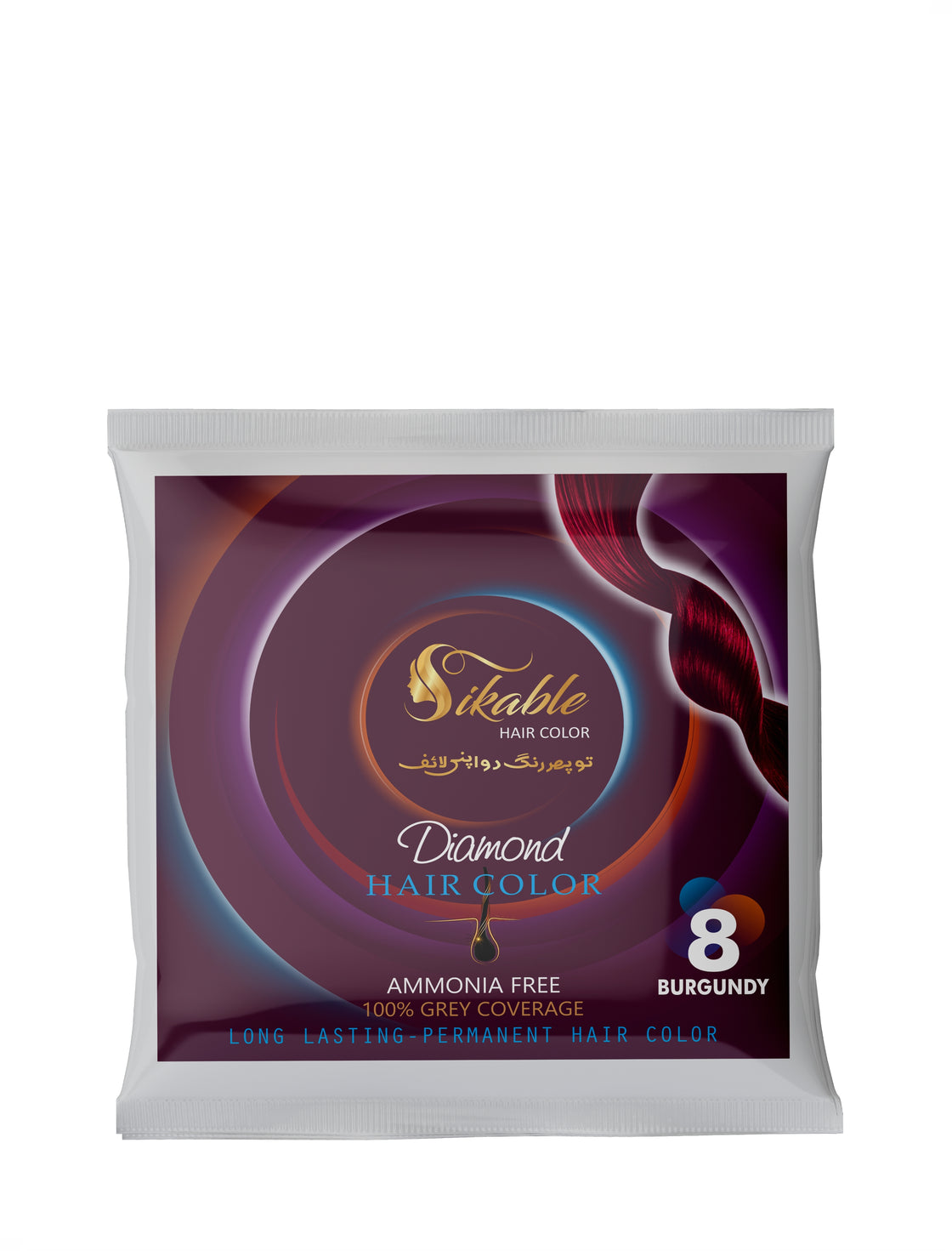 Sikable Hair Colors Burgendy 8.0