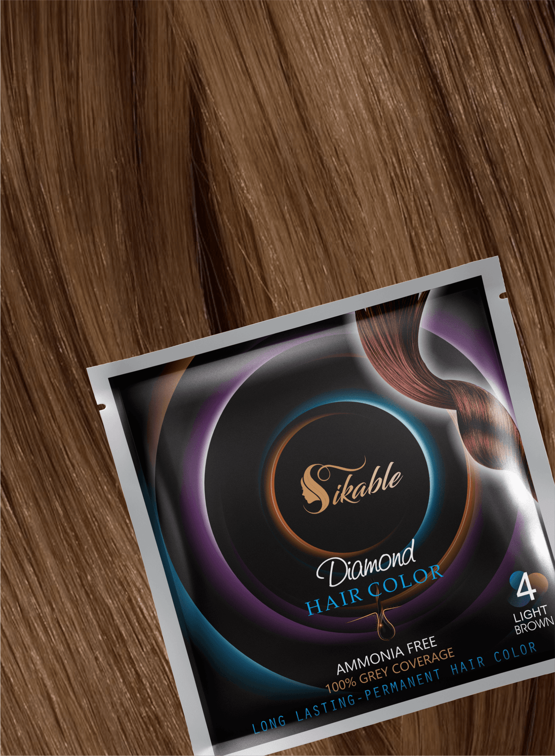 Sikable Hair Colors Light Brown - Babacosmetics