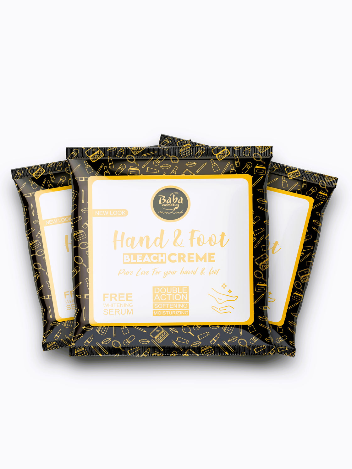 Hand and Foot Cream Bleach(5 packs) - Babacosmetics