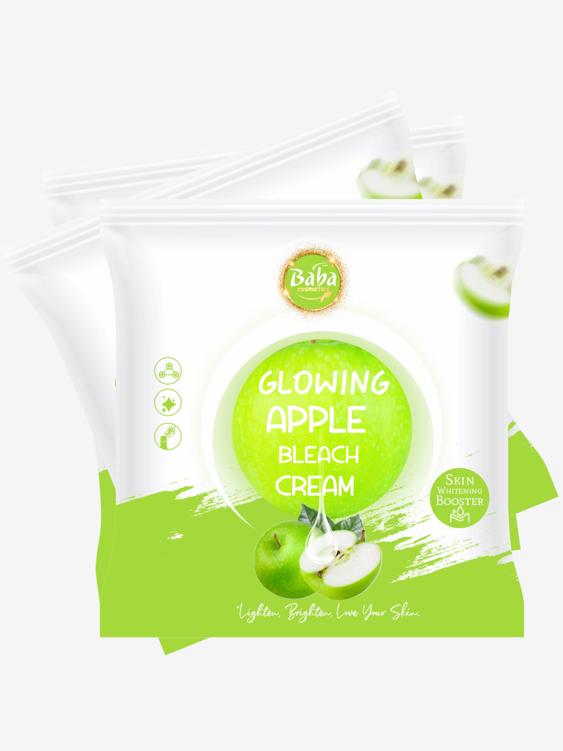 glowing Cream bleach ( 5 packs) - Babacosmetics
