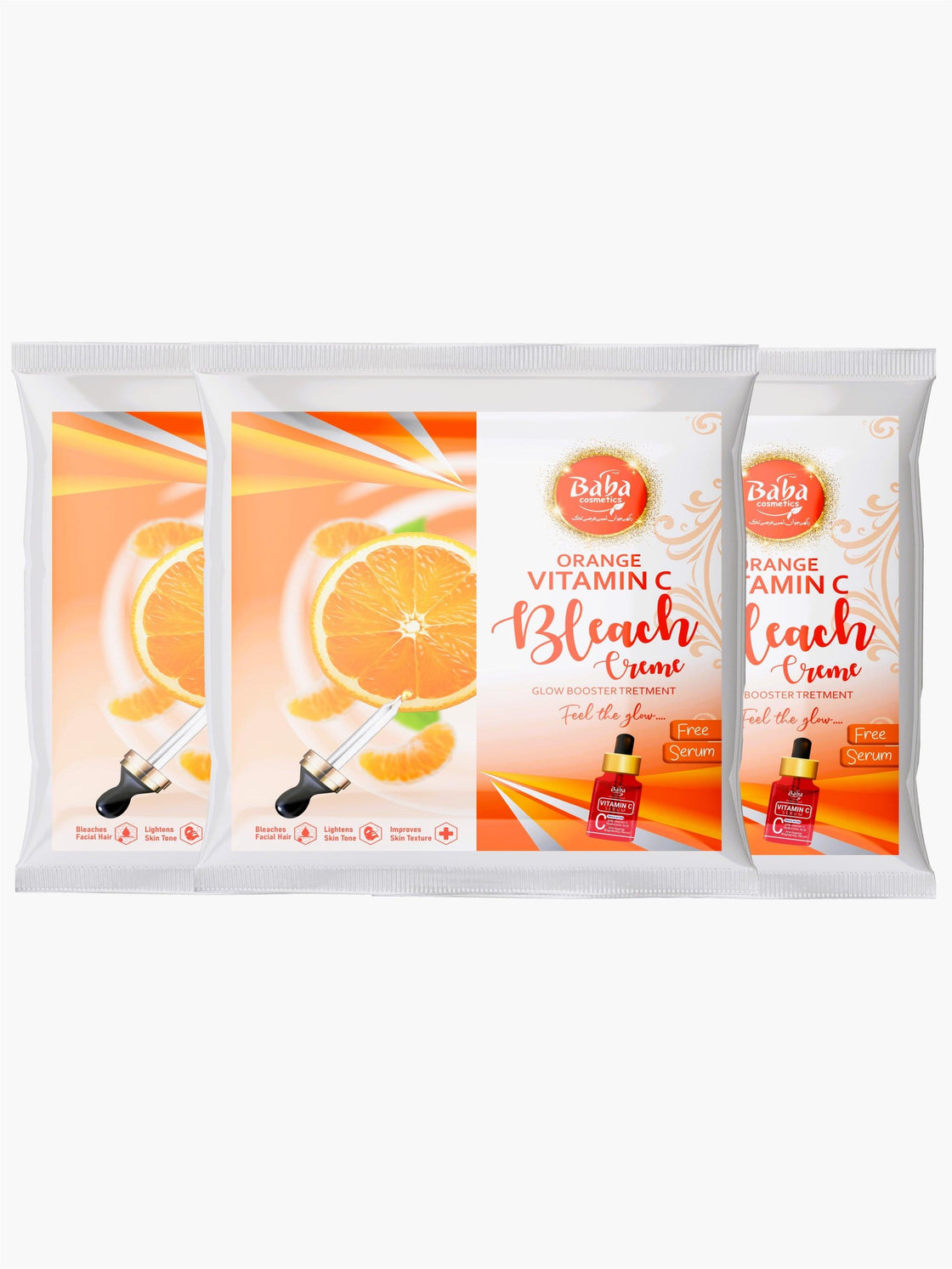 Vitamin C Bleach Cream(5 packs) - Babacosmetics