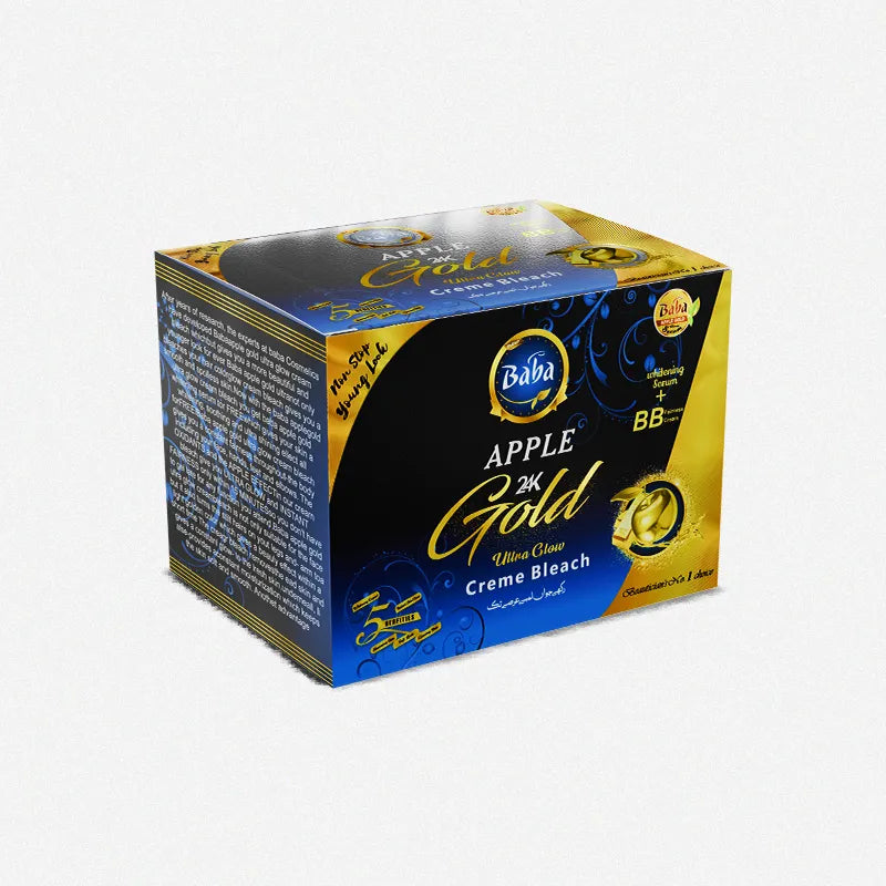 Apple 24K Gold Ultra Glow Cream Bleach 500ml