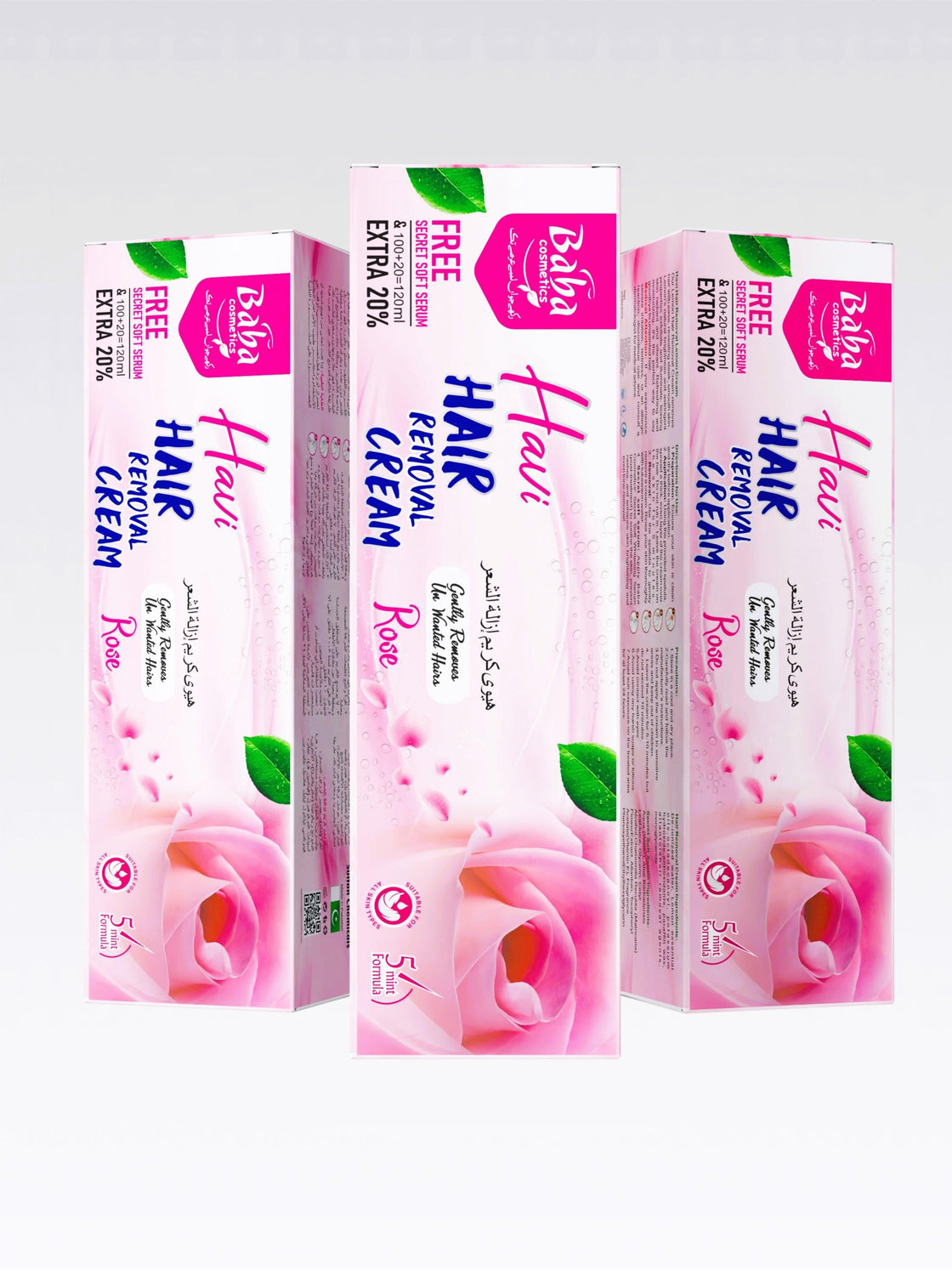 Havi Hair Removal Cream (Rose) - Babacosmetics