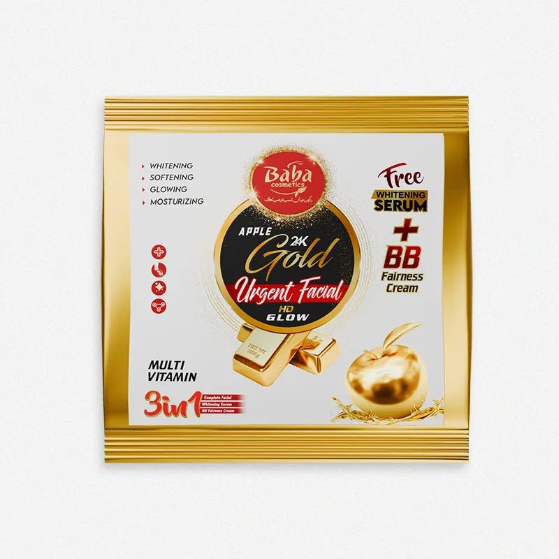 24K Gold Urgent Facial (5 Packs)