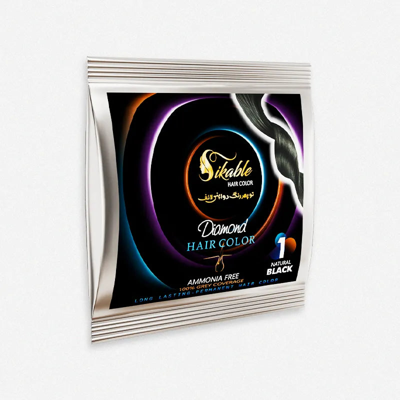 Sikable Hair Colors Natural Black 1.0