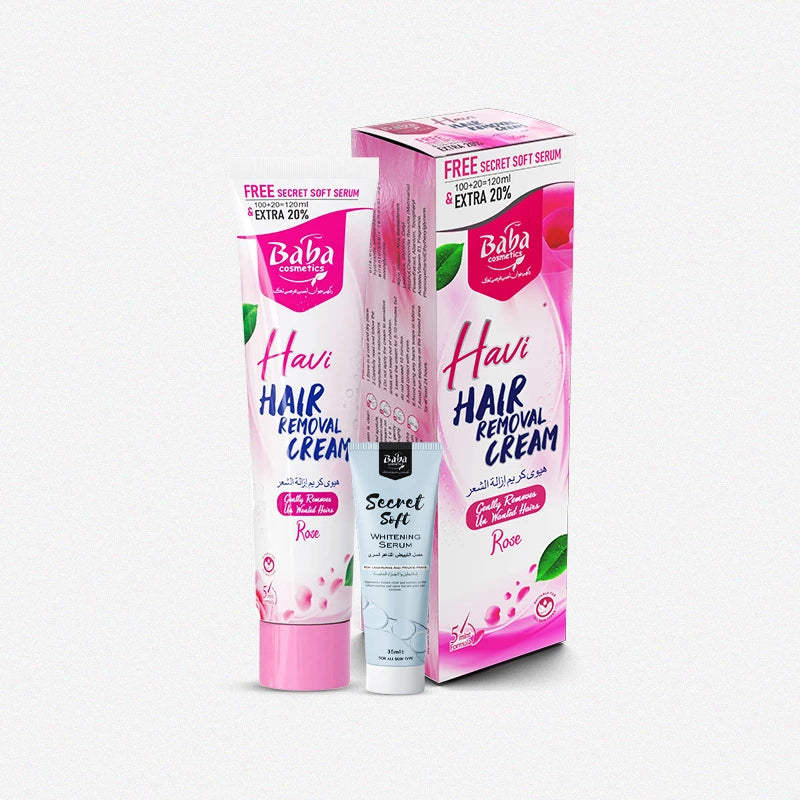 Havi Hair Removal Cream Rose (with secret soft serum)