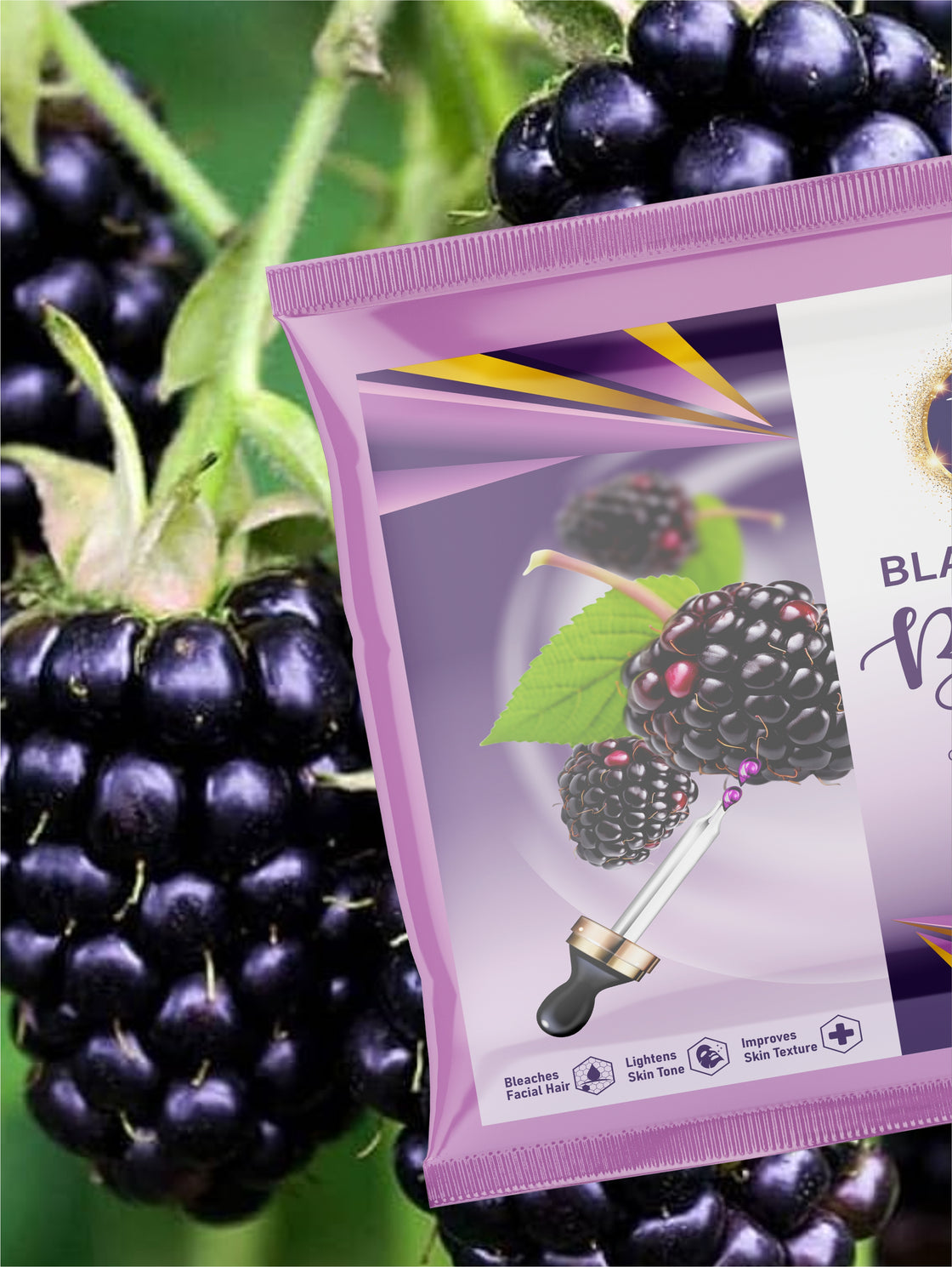 Black Berry Bleach Cream(5 pack)
