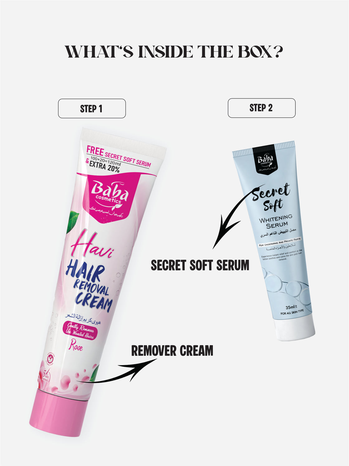 Havi Hair Removal Cream Rose (with secret soft serum)