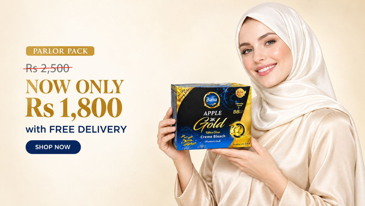 Parlor Pack - Apple 24K Gold Ultra Glow Cream Bleach 500ml - Now only Rs 1,800 with free delivery