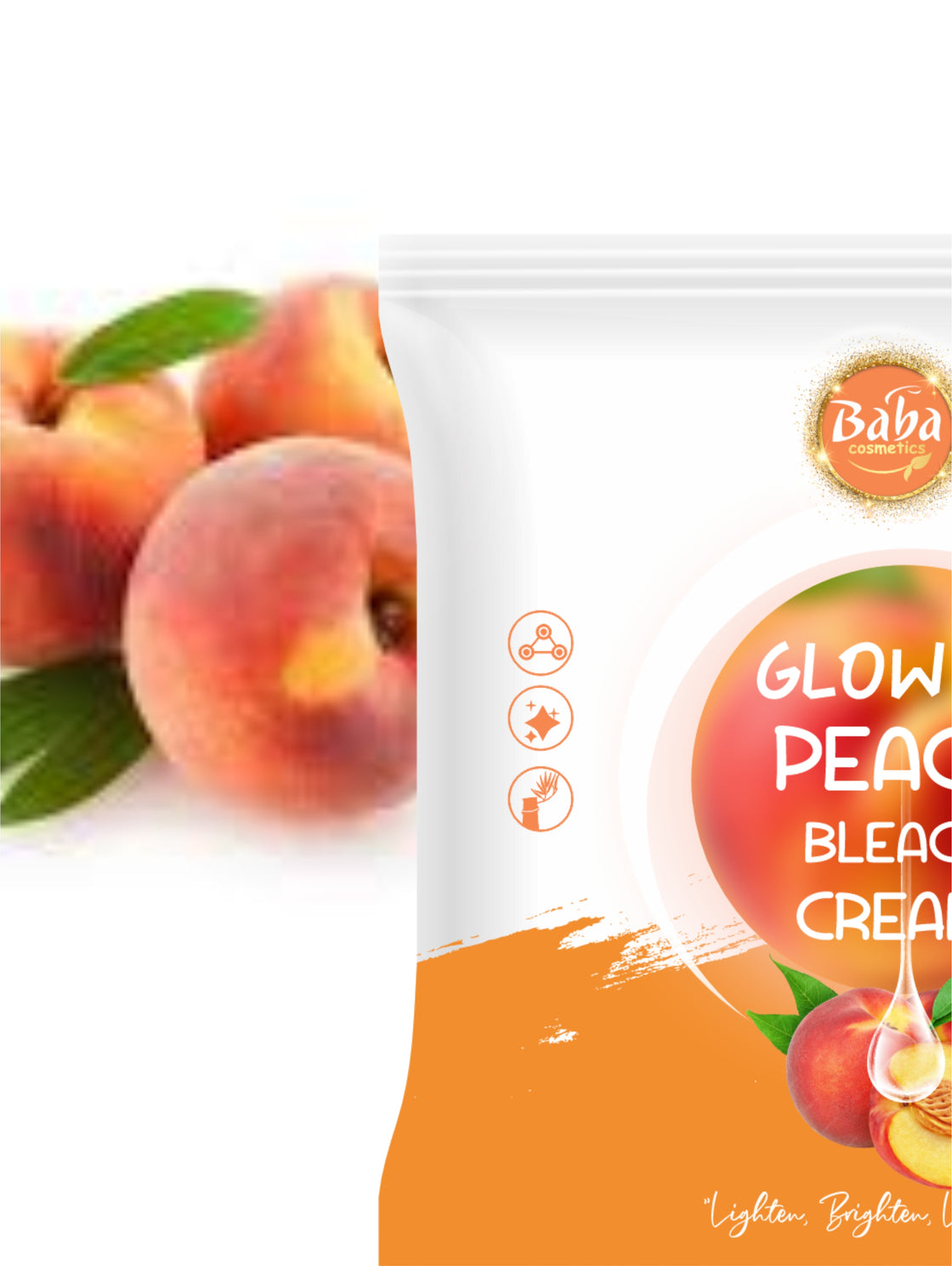 glowing Cream bleach peach (5 packs)