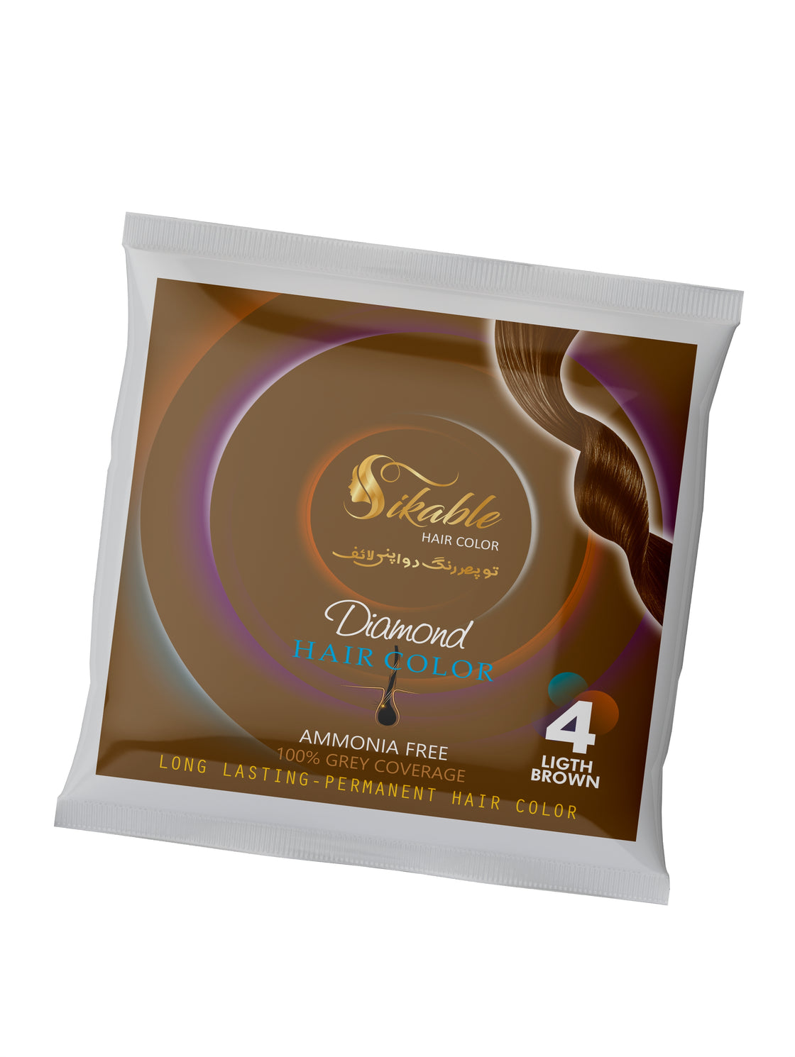 Sikable Hair Colors Light Brown 0.4